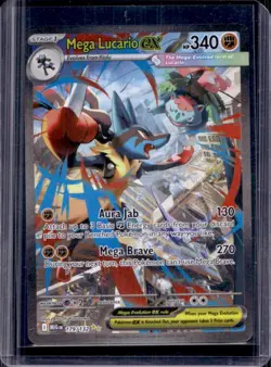 2025 Pokemon Mega Evolution Lucario ex Special Illustration Rare #179/132 - Image 1