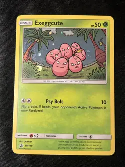 Exeggcute SM119 Black Star Promo Holo Pokemon 2018 SM Sun & Moon - Image 1