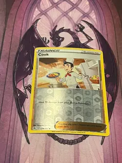 Cook - 228/264 Fusion Strike Pokemon Reverse Holo Foil Nice! - Image 1
