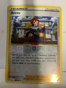 Arezu 153/196 Lost Origins Pokemon Reverse Holo Foil Rare - Image 1