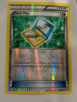 Town Map 150/162 - XY Breakthrough Pokemon Reverse Holo Foil Nice! - Image 1
