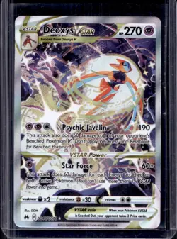 2023 Pokemon SWSH Crown Zenith Deoxys VST Galarian Gallery #GG46/GG70 - Image 1