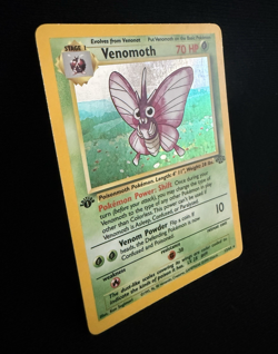 1999 Venomoth 13/64 *1st Edition* Jungle Holo Rare - Vintage Pokemon TCG WoTC MP - Image 3