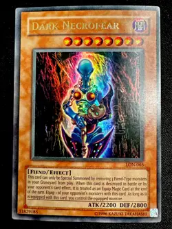 Dark Necrofear LON-065 LP Light Play Yu-Gi-Oh! Yugioh Card - Image 1