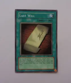 Last Will SYE-031 (Common, 1st Edition, Moderately Played / MP) Yugioh - Image 1
