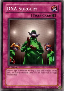 DNA Surgery #PSV-026 Yugioh 1st Edition Lightly played - Image 1