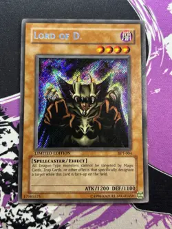 Yugioh Lord of D. BPT-004 Secret Rare Limited Edition NM - Image 1