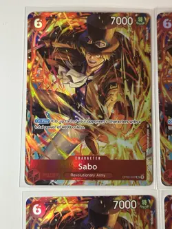 Sabo OP05-007 Illustration Box Vol. 5 Promo 4 Card Play Set Lot One Piece - Image 2