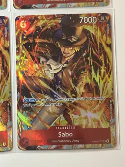 Sabo OP05-007 Illustration Box Vol. 5 Promo 4 Card Play Set Lot One Piece - Image 4