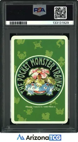 Pokemon 1996 Krabby 098 8 Of Hearts Pokemon Green Playing Card Japanese PSA 10 - Image 2