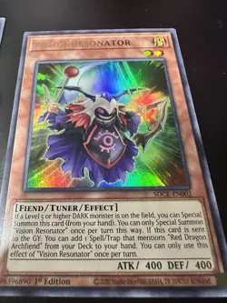 LP Yu-Gi-Oh! Card Set - Soul Resonator, Bone Archfiend, Crimson Gaia - Image 4