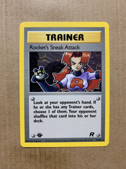 1st Edition Rocket's Sneak Attack 72/82 Team Rocket - Rare Pokemon Card - NM/M - Image 1