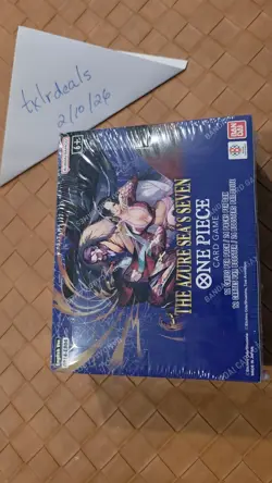 Bandai One Piece Card Game The Azure Sea's Seven Booster Box English OP14-EB04 - Image 1