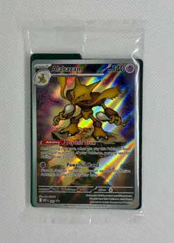Alakazam 009 Black Star Promo Mega Evolution ETB Pokemon TCG Cards SEALED - Image 1