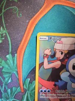 Pokemon Piplup Holo Full Art Cosmic 🌟 Eclipse Secret Rare Card 239/236 🌟 2019 - Image 2