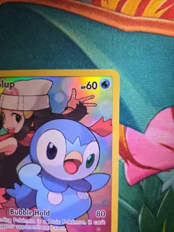 Pokemon Piplup Holo Full Art Cosmic 🌟 Eclipse Secret Rare Card 239/236 🌟 2019 - Image 3
