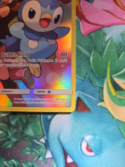 Pokemon Piplup Holo Full Art Cosmic 🌟 Eclipse Secret Rare Card 239/236 🌟 2019 - Image 4