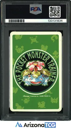 Pokemon 1996 Joker Gym Leaders Pokemon Green Playing Cards Japanese PSA 9 - Image 2