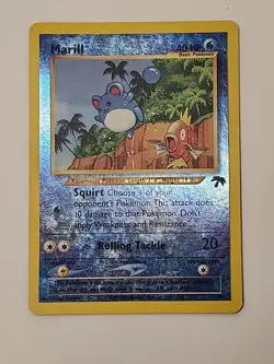 MARILL 11/18 Reverse Holo Promo*Swirl*Southern Island Pokemon Card LP - Image 2