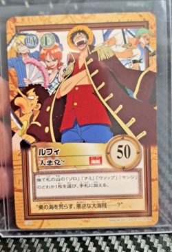 BANDAI One Piece Hyper Battle LUFFY CAPTAIN C366 EARLY CARD VINTAGE 1ST TCG - Image 1