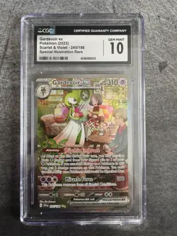 Pokemon Gardevoir EX TCG Card 245/198 SV01 Scarlet & Violet Base Set CGC 10 - Image 1