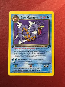 DARK GYARADOS 25/82 Team Rocket 1st EDITION rare Pokemon TCG card VLP-NM - Image 1