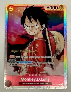 Monkey D. Luffy (012) ST01-012 Super Pre-Release Starter Deck 1: Straw Hat Card - Image 1