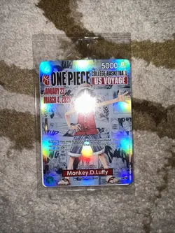 Bandai Namco One Piece College Basketball US Voyage Card - Illinois Basketball - Image 2