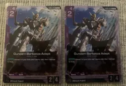Gundam Card Game - Gundam Barbatos Adapt GD03-056 Rare English Holo - Image 1