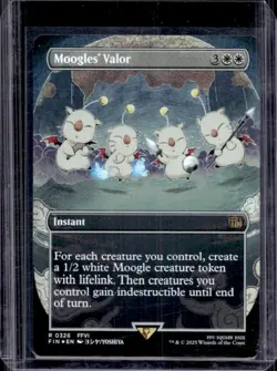 2025 Magic MTG Final Fantasy Moogles' Valor BL Foil Rare #0326 - Image 1