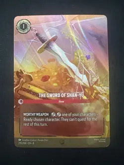 The Sword of Shan-Yu - ENCHANTED - Reign of Jafar - Disney Lorcana TCG - Image 1