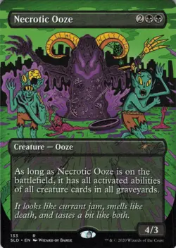 MTG Necrotic Ooze (133) | NM | Secret Lair Prime Slime {SLD} - Image 1