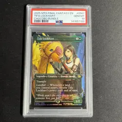PSA 10 2025 MTG FINAL FANTASY CHOCOBO FOIL #0567 TIFA LOCKHART - Image 1