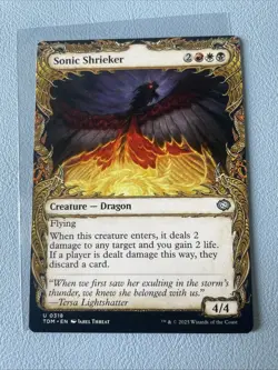 Sonic Shrieker (Showcase) Tarkir: Dragonstorm Regular NM, MTG - Image 1