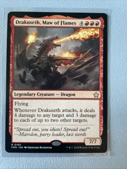 Drakuseth, Maw of Flames (0193) - Foundations - Rare - Image 1