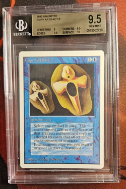 Unlimited - Copy Artifact - MTG - BGS 9.5 Gem Mint B+ - Image 1