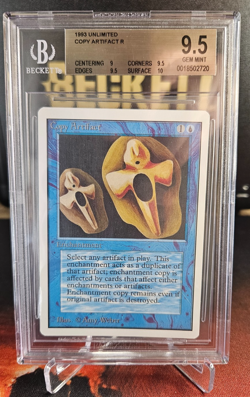 Unlimited - Copy Artifact - MTG - BGS 9.5 Gem Mint B+ - Image 3