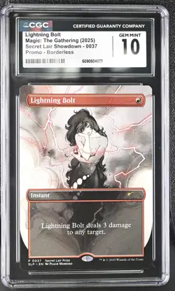 Lightning Bolt (0037) (CGC GEM MINT 10) - MTG Secret Lair Spectacular Prize - Image 1