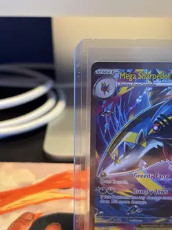 Mega Sharpedo EX 127/094 Pokemon Phantasmal Flames Holo - Image 3