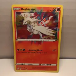 Reshiram 17/72 Amazing Rare Shining Fates Pokemon TCG - Image 1
