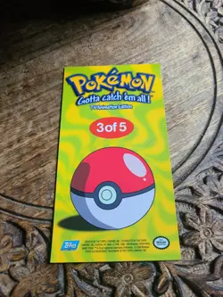 1999 Topps Pokemon TV Animation Edition Bulbasaur #01 oversized tin topper 3/5 - Image 4