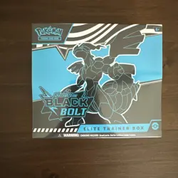 Pokemon TCG Scarlet and Violet Black Bolt Elite Trainer Box ETB IN HAND - Image 1