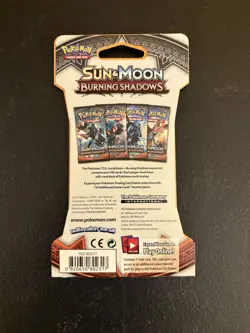 Pokemon TCG Burning Shadows Booster Pack Sun and Moon Sleeved New Marshadow - Image 2