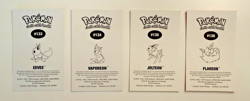 1999 Pokemon Sandylion Sticker Sheets Eevee Evolution Set (#133, 134 135, 136) - Image 2