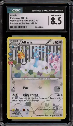 Pokemon Altaria XY Generations Radiant Coll. Holo #RC24 CGC 8.5 - Image 1