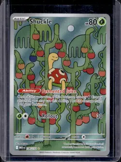 2025 Pokemon Mega Evolution Shuckle RC Illustration Rare #136/132 - Image 1