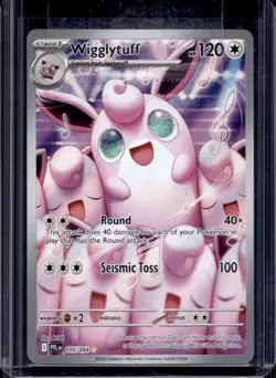 2025 Pokemon Phantasmal Flames Wigglytuff Illustration Rare #105/094 - Image 1