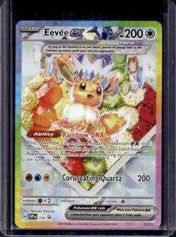 2023-25 Pokemon SV Black Star Promos SVP EN Eevee ex #174 - Image 1