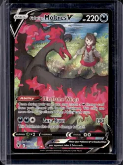 2022 Pokemon SWSH Astral Radiance Galarian Moltres V Trainer Gallery #TG20/TG30 - Image 1