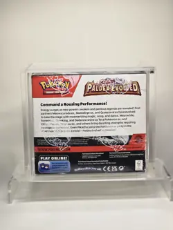 Paldea Evolved Booster Box Factory Sealed WITH Acrylic Case - Pokemon S&V 820650863493 - Image 2